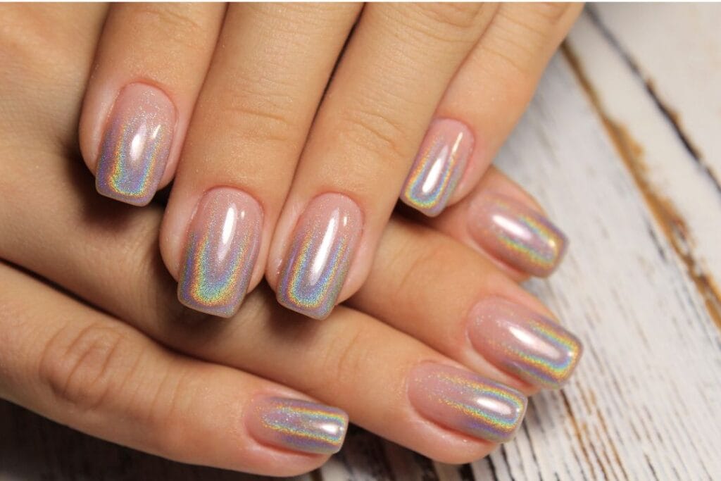 polakierowane paznokcie