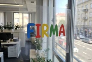 Firmowy gadżet okienny